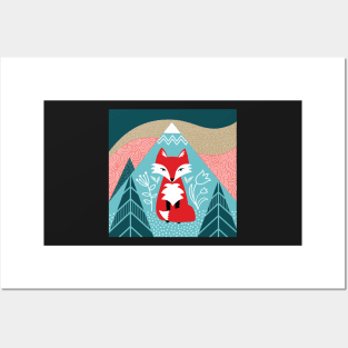 Winter Fox Posters and Art